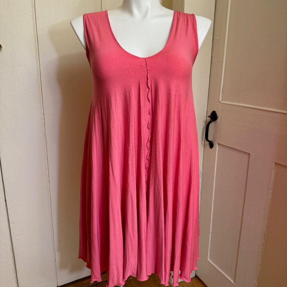 Women's Sleeveless Mini Dress in Pink